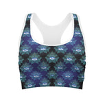 Lotus Eye of Providence Pattern Print Women's Sports Bra
