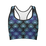 Lotus Eye of Providence Pattern Print Women's Sports Bra