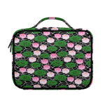 Lotus Flower And Leaf Pattern Print Briefcase Bible Bag