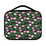 Lotus Flower And Leaf Pattern Print Classic Bible Case