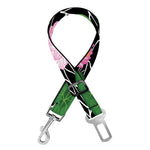 Lotus Flower And Leaf Pattern Print Dog Seat Belt