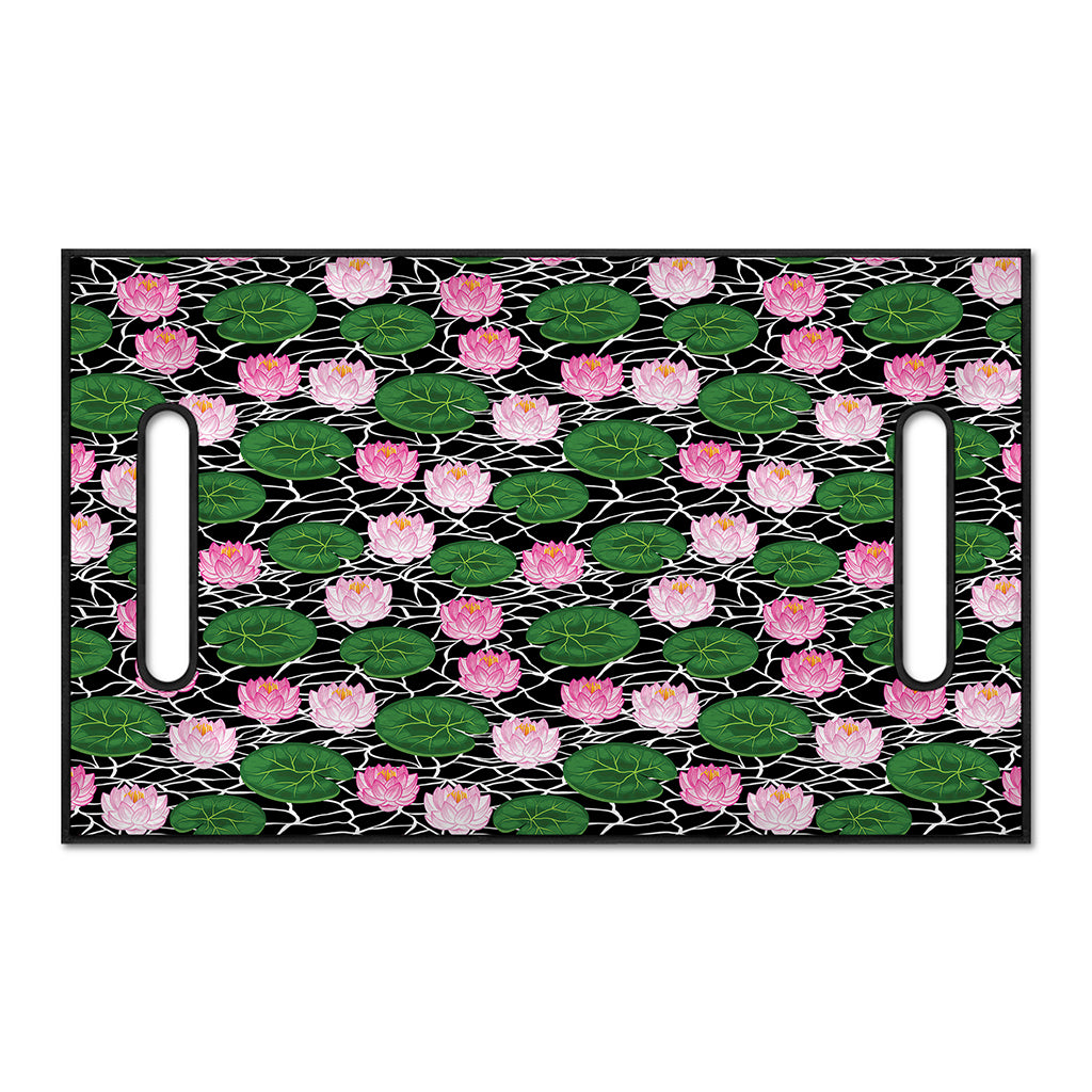 Lotus Flower And Leaf Pattern Print Golf Cart Seat Cover
