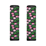 Lotus Flower And Leaf Pattern Print Handle Covers
