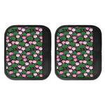 Lotus Flower And Leaf Pattern Print Handle Covers