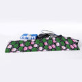 Lotus Flower And Leaf Pattern Print Sports Towel