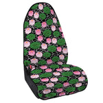 Lotus Flower And Leaf Pattern Print Waterproof Car Seat Cover