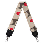 Love Dobermann Pattern Print Bag Strap