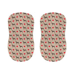 Love Dobermann Pattern Print Bar Stool Covers