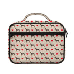 Love Dobermann Pattern Print Briefcase Bible Bag