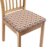 Love Dobermann Pattern Print Chair Cushion Cover