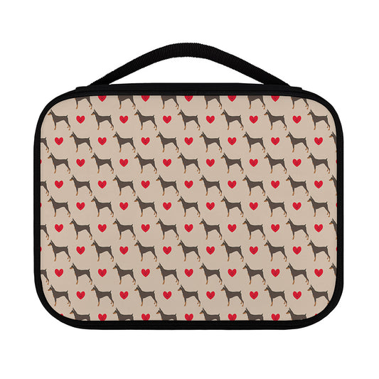 Love Dobermann Pattern Print Classic Bible Case