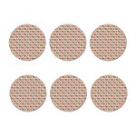 Love Dobermann Pattern Print Coaster Set