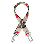 Love Dobermann Pattern Print Dog Seat Belt