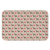 Love Dobermann Pattern Print Indoor Door Mat