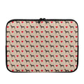 Love Dobermann Pattern Print Laptop Sleeve