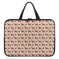Love Dobermann Pattern Print Laptop Sleeve With Handle
