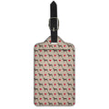 Love Dobermann Pattern Print Luggage Tag