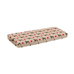 Love Dobermann Pattern Print Piano Keyboard Cover