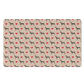 Love Dobermann Pattern Print Polyester Doormat