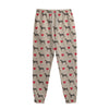 Love Dobermann Pattern Print Sweatpants