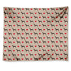 Love Dobermann Pattern Print Tapestry