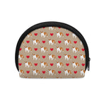 Love English Bulldog Pattern Print Coin Purse