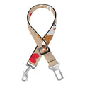 Love English Bulldog Pattern Print Dog Seat Belt