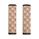 Love English Bulldog Pattern Print Handle Covers