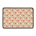 Love English Bulldog Pattern Print Kitchen Mat