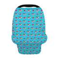 Love French Bulldog Pattern Print Baby Seat Cover