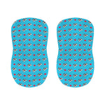Love French Bulldog Pattern Print Bar Stool Covers