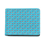 Love French Bulldog Pattern Print Bifold Wallet