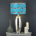 Love French Bulldog Pattern Print Drum Lamp Shade