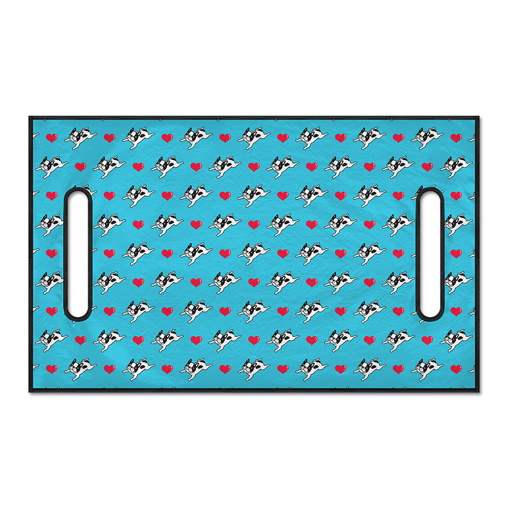 Love French Bulldog Pattern Print Golf Cart Seat Cover