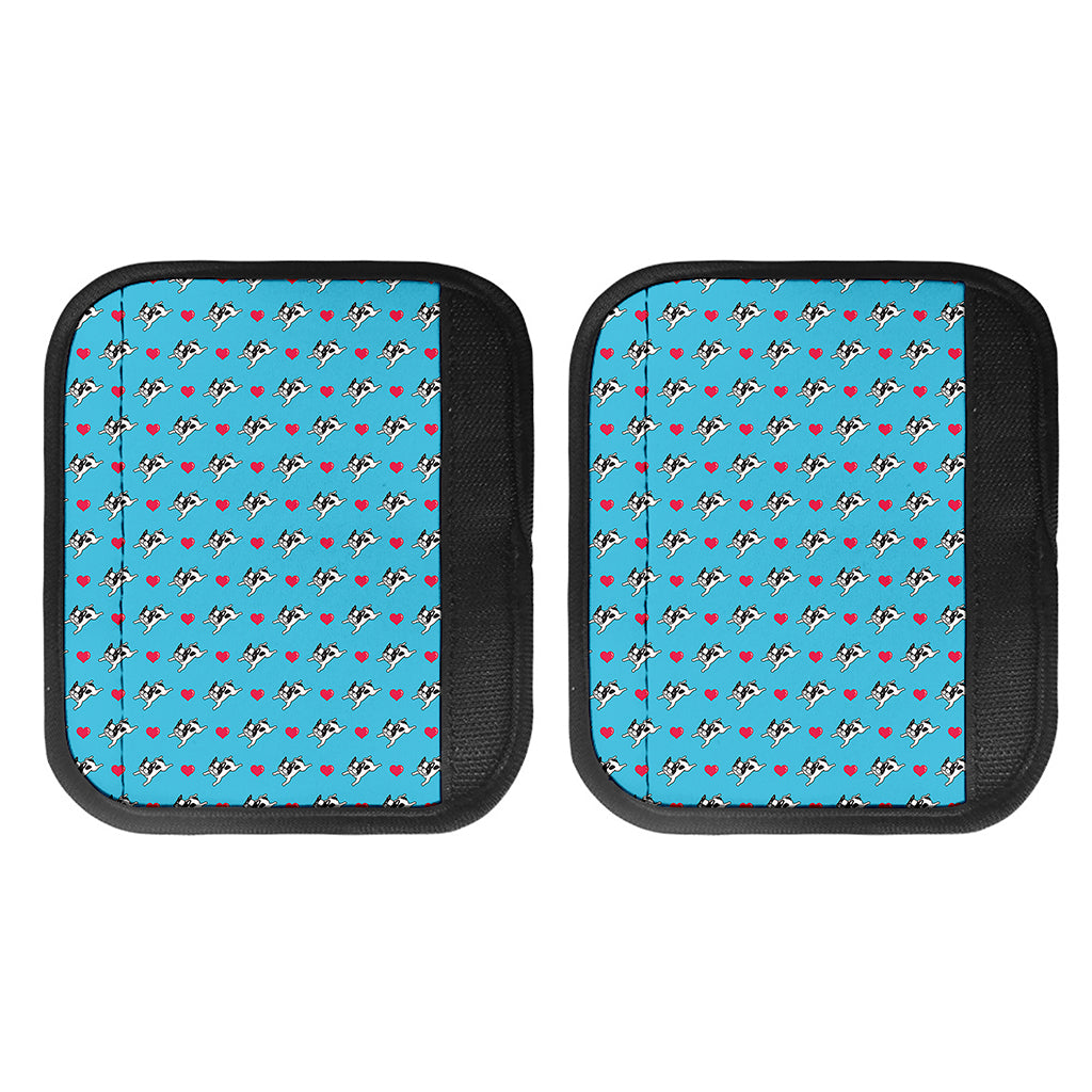 Love French Bulldog Pattern Print Handle Covers