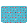 Love French Bulldog Pattern Print Indoor Door Mat