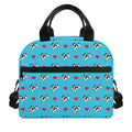 Love French Bulldog Pattern Print Insulated Lunch Bag