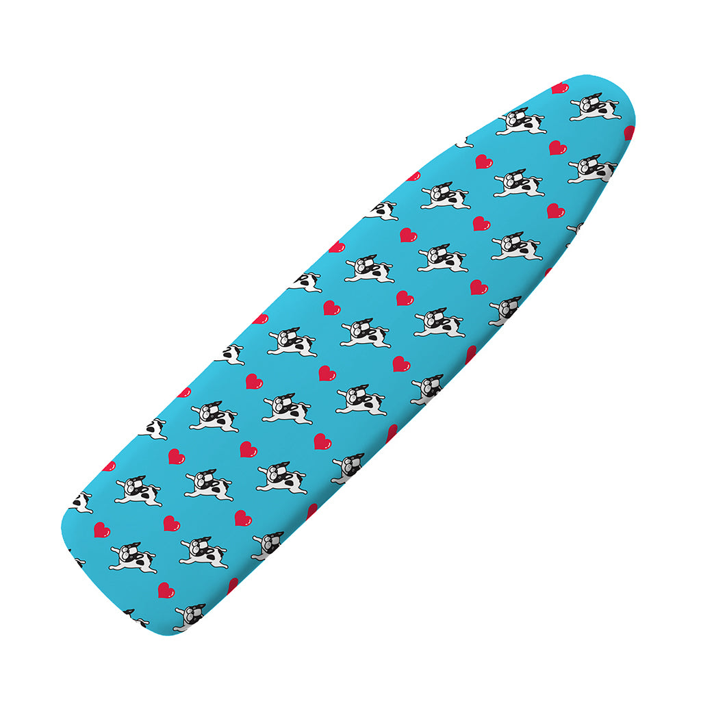 Love French Bulldog Pattern Print Ironing Board Cover