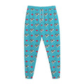 Love French Bulldog Pattern Print Jogger Pants