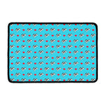 Love French Bulldog Pattern Print Kitchen Mat