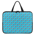 Love French Bulldog Pattern Print Laptop Sleeve With Handle