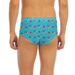 Love French Bulldog Pattern Print Men's Briefs