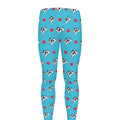 Love French Bulldog Pattern Print Men's Leggings