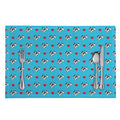 Love French Bulldog Pattern Print Placemat