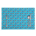 Love French Bulldog Pattern Print Placemat