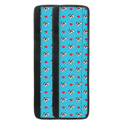Love French Bulldog Pattern Print Refrigerator Handle Covers