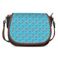 Love French Bulldog Pattern Print Saddle Bag