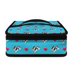 Love French Bulldog Pattern Print Small Lunch Bag