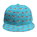 Love French Bulldog Pattern Print Snapback Cap