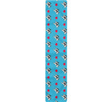 Love French Bulldog Pattern Print Table Runner